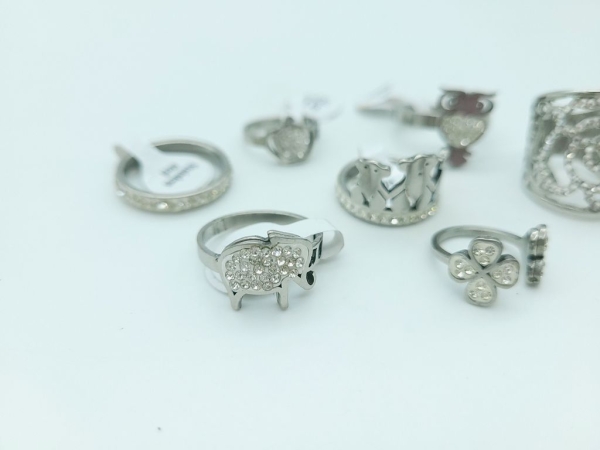 Edelstahl Ringe **ZUFALLSPAAR**